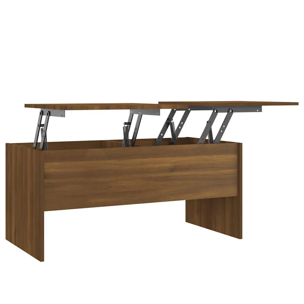 Mesa centro 102x50,5x46,5 madeira processada carvalho castanho