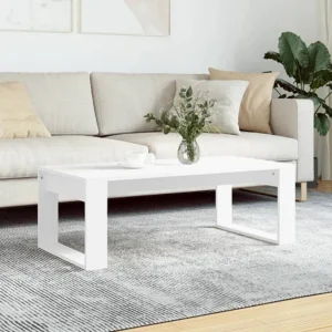 Mesa de centro 102x50x35 cm derivados de madeira branco