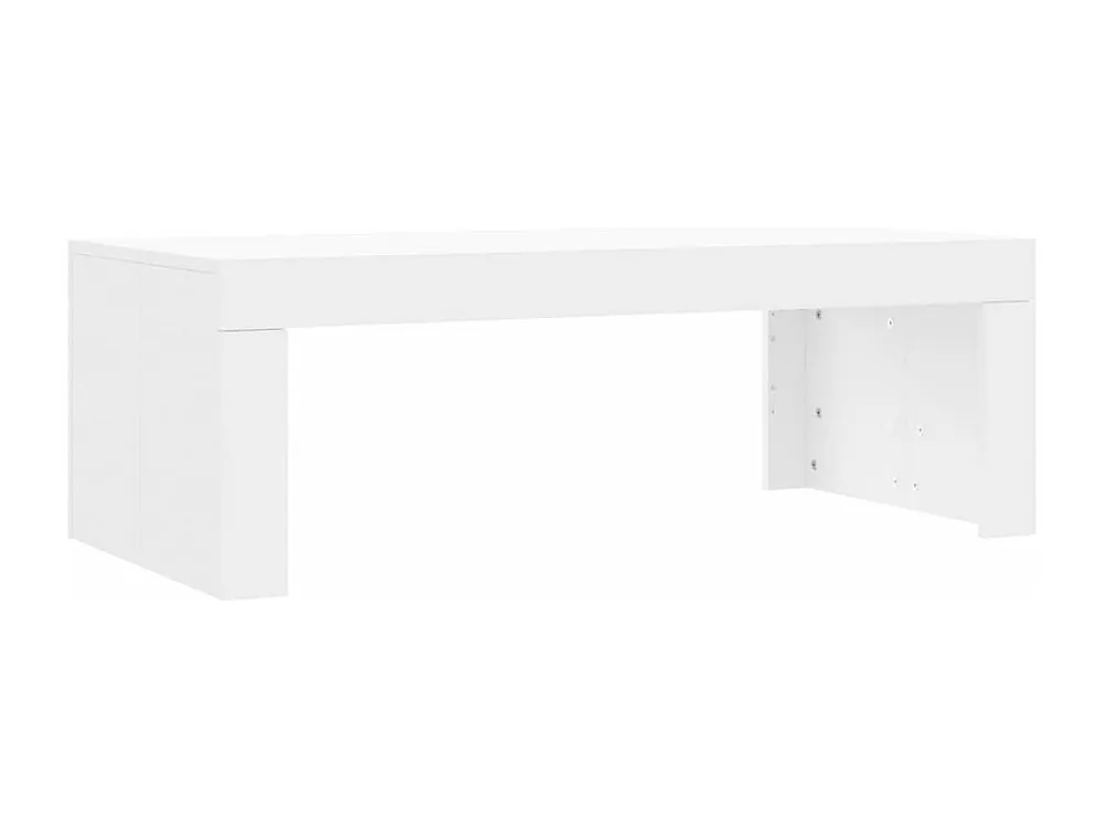 Mesa de centro 102x50x36 cm madeira processada branco