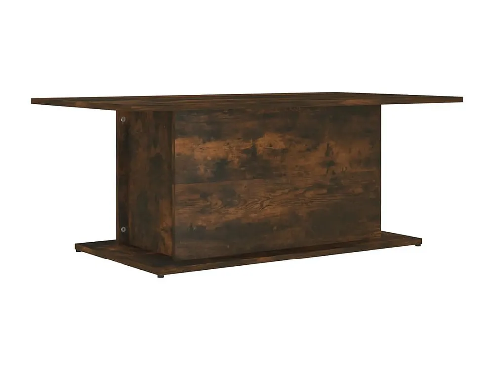 Mesa de centro 102x55,5x40 cm contraplacado cor carvalho fumado