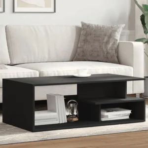 Mesa de centro 102x55x35 cm derivados de madeira preto