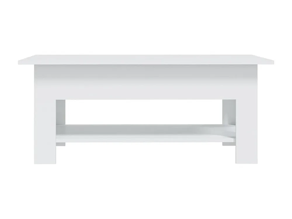 Mesa de centro 102x55x42 cm aglomerado branco
