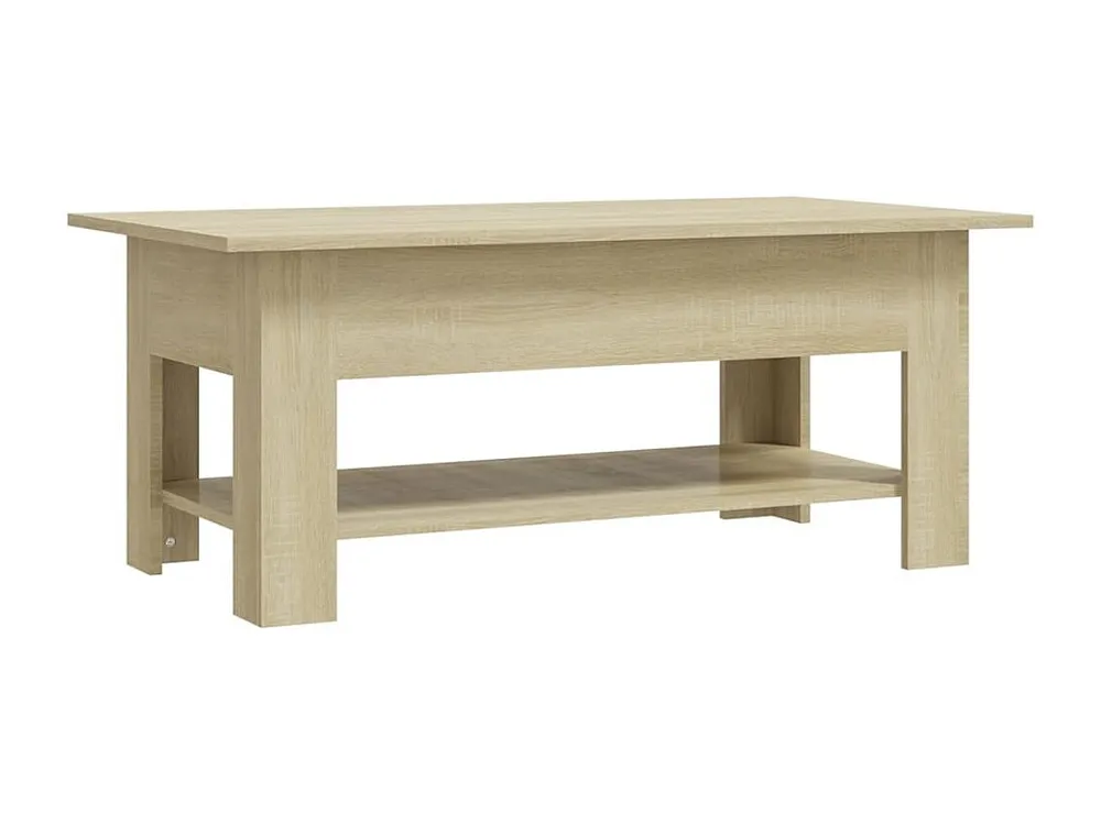 Mesa de centro 102x55x42 cm contraplacado cor carvalho sonoma