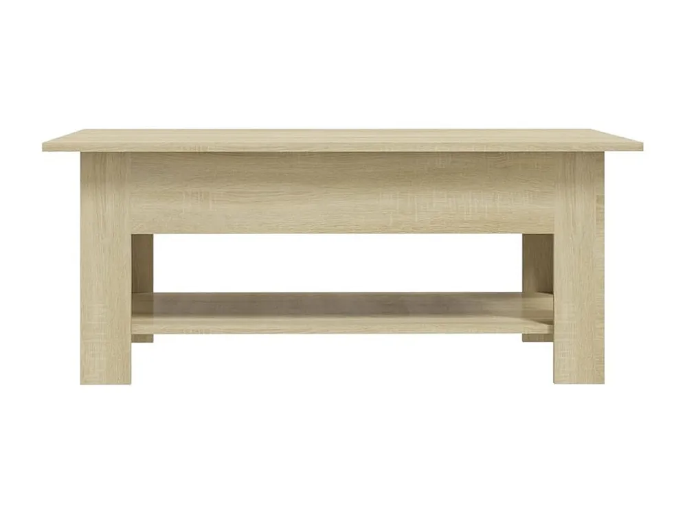 Mesa de centro 102x55x42 cm contraplacado cor carvalho sonoma