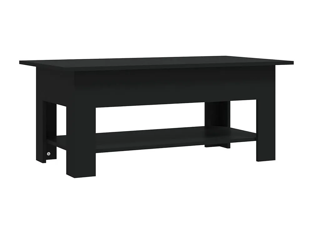 Mesa de centro 102x55x42 cm contraplacado preto
