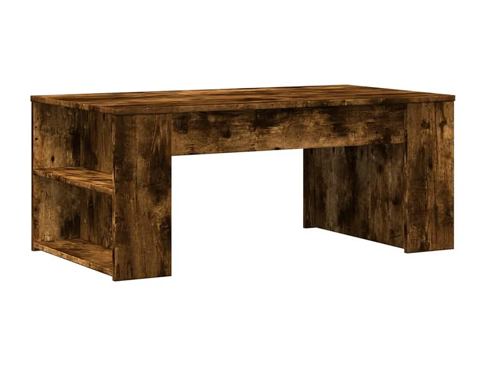 Mesa de centro 102x55x42 cm madeira processada carvalho fumado