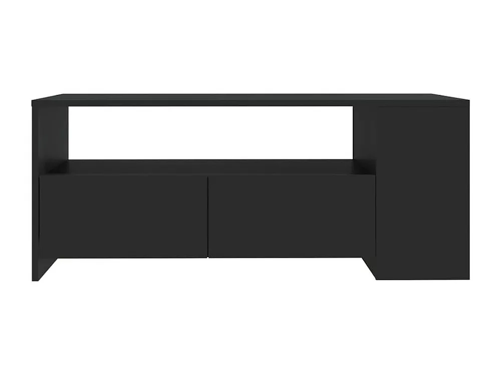 Mesa de centro 102x55x42 cm madeira processada preto