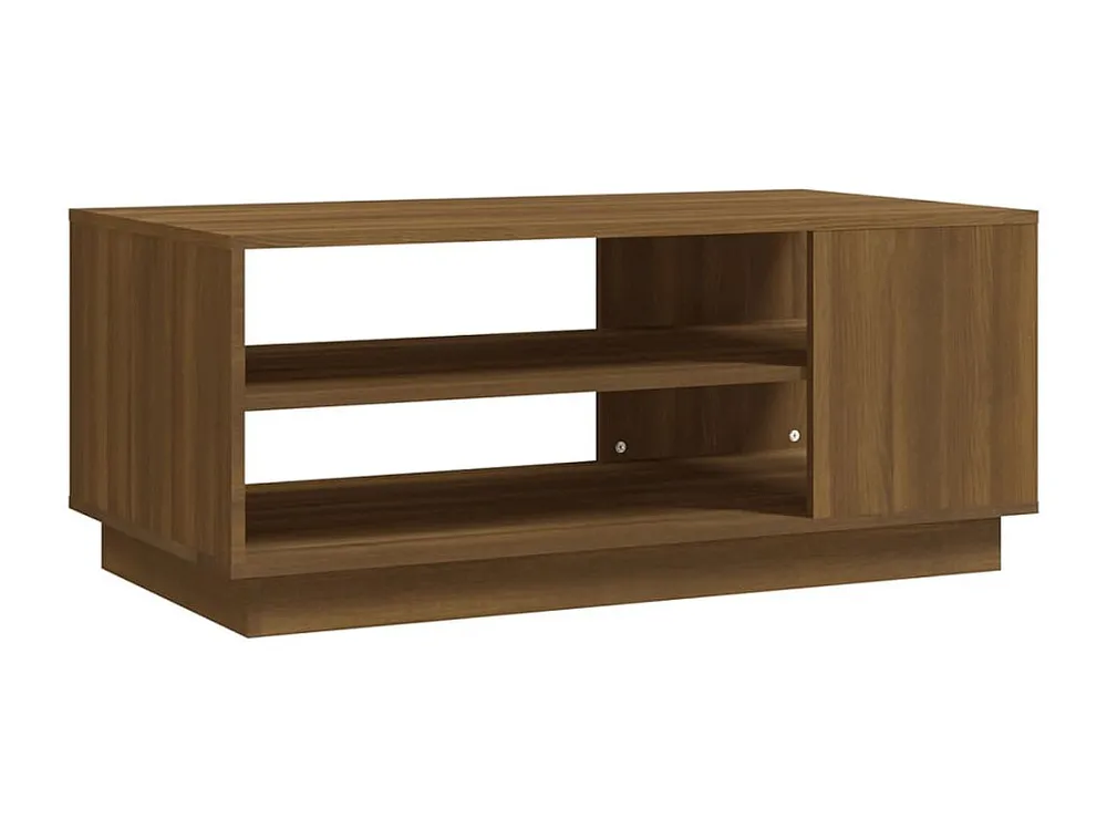 Mesa de centro 102x55x43 cm aglomerado cor carvalho castanho