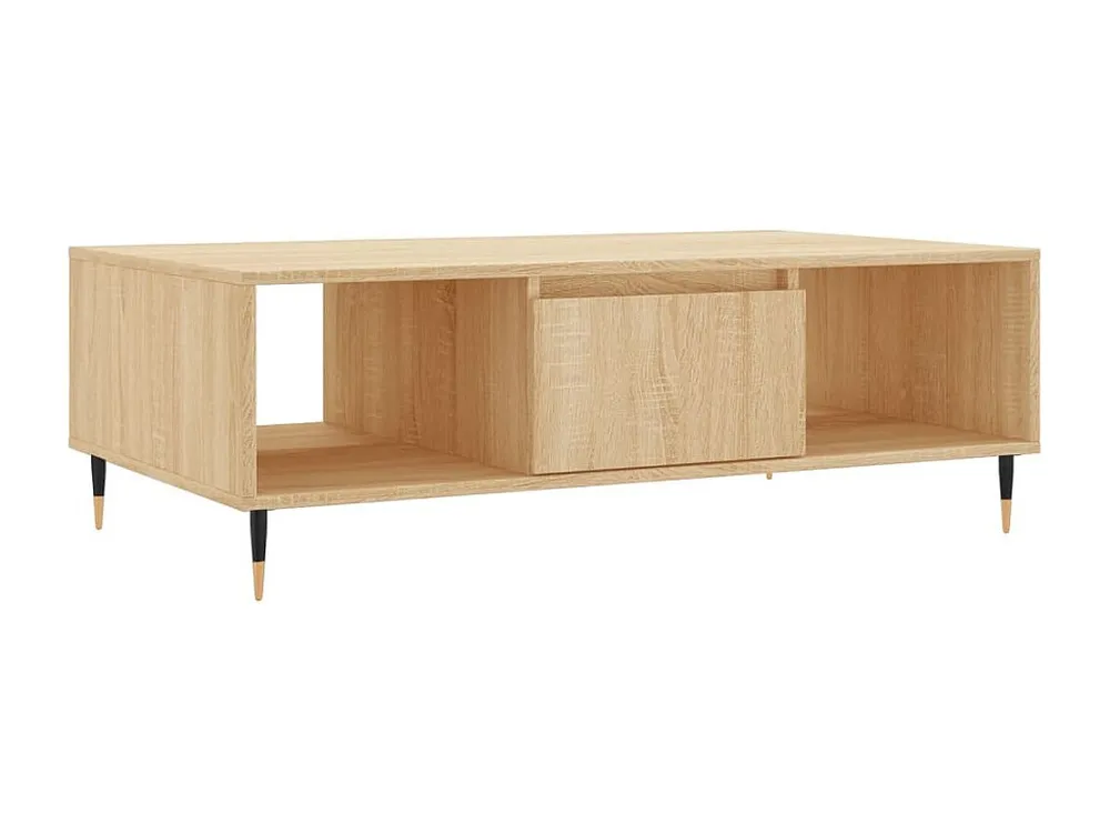Mesa de centro 104x60x35cm derivados de madeira carvalho sonoma