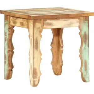 Mesa de centro 40x40x40 cm madeira recuperada maciç