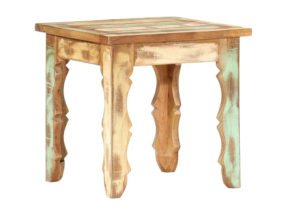 Mesa de centro 40x40x40 cm madeira recuperada maciç