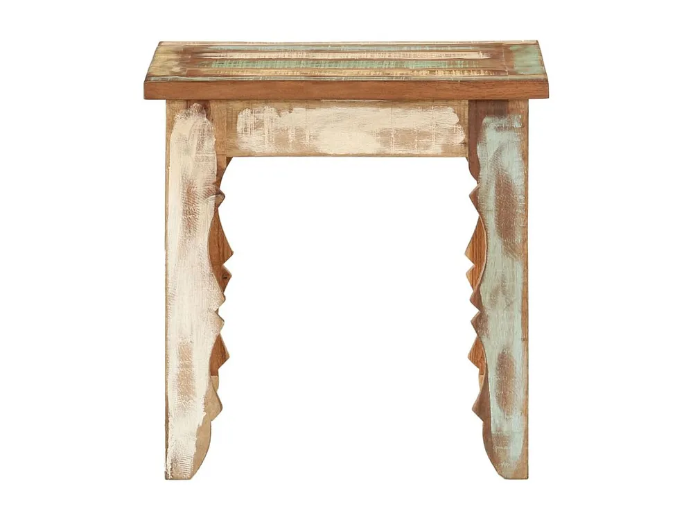 Mesa de centro 40x40x40 cm madeira recuperada maciç