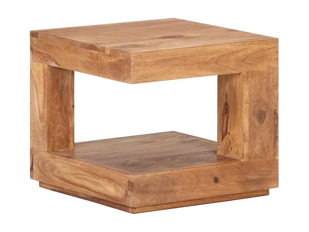 Mesa de centro 45x45x40 cm madeira de acácia maciç