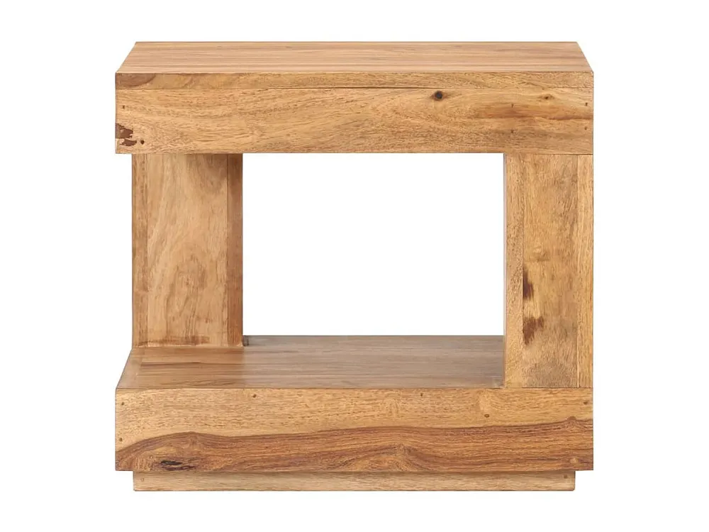 Mesa de centro 45x45x40 cm madeira de acácia maciç