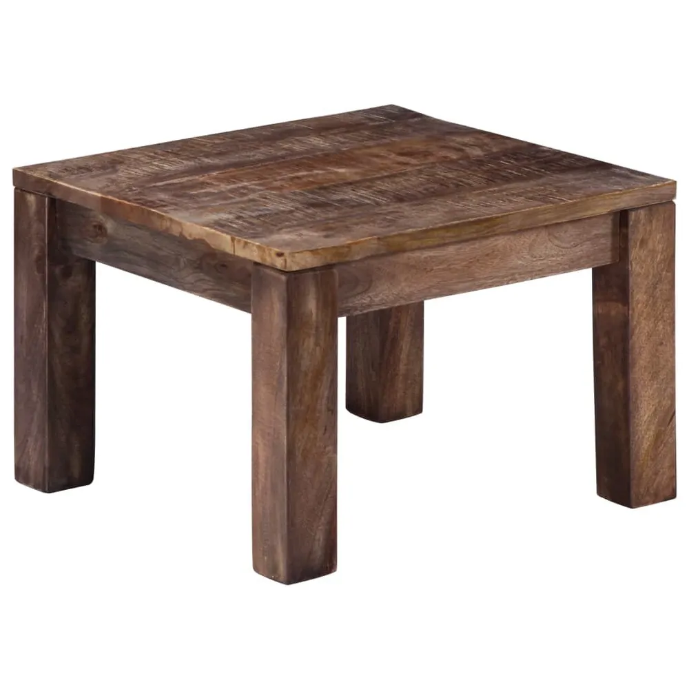 Mesa de centro 50x50x35 cm madeira de mangueira maciç