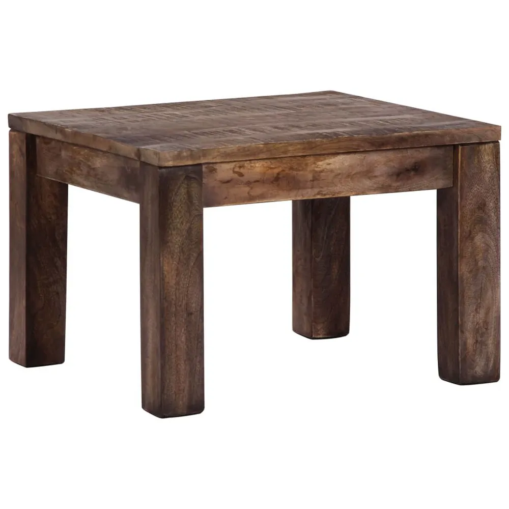 Mesa de centro 50x50x35 cm madeira de mangueira maciç