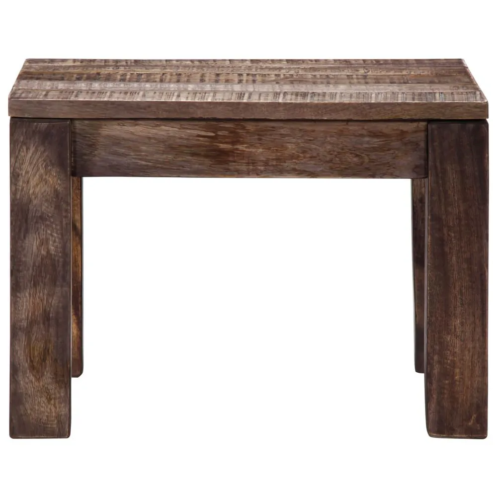 Mesa de centro 50x50x35 cm madeira de mangueira maciç