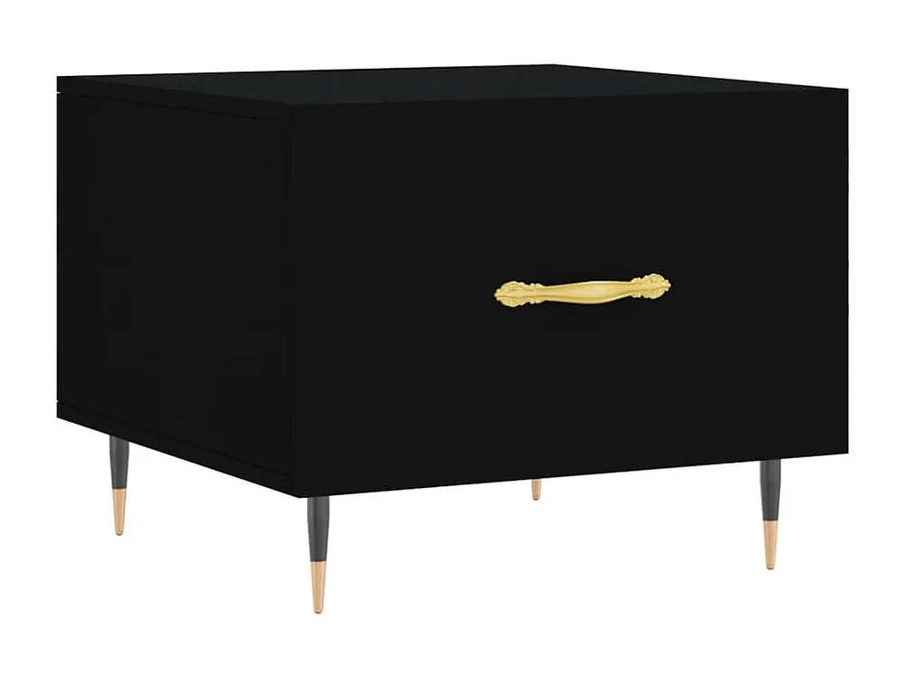 Mesa de centro 50x50x40 cm derivados de madeira preto