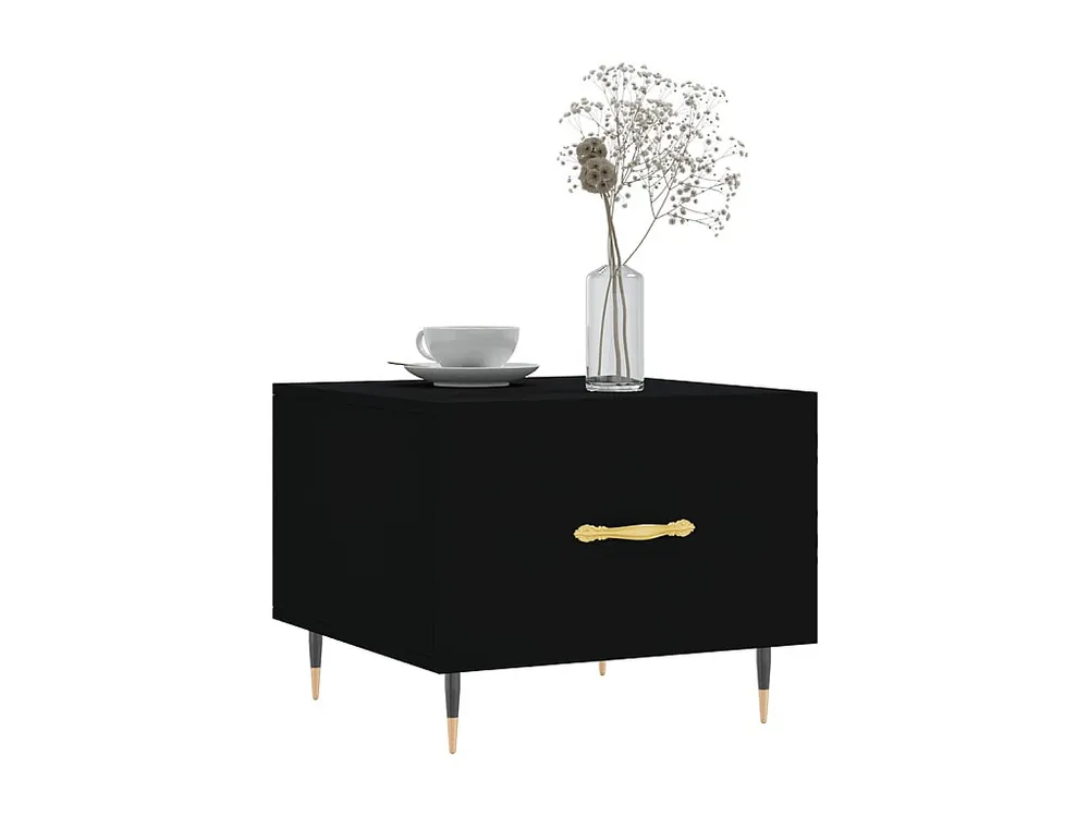 Mesa de centro 50x50x40 cm derivados de madeira preto