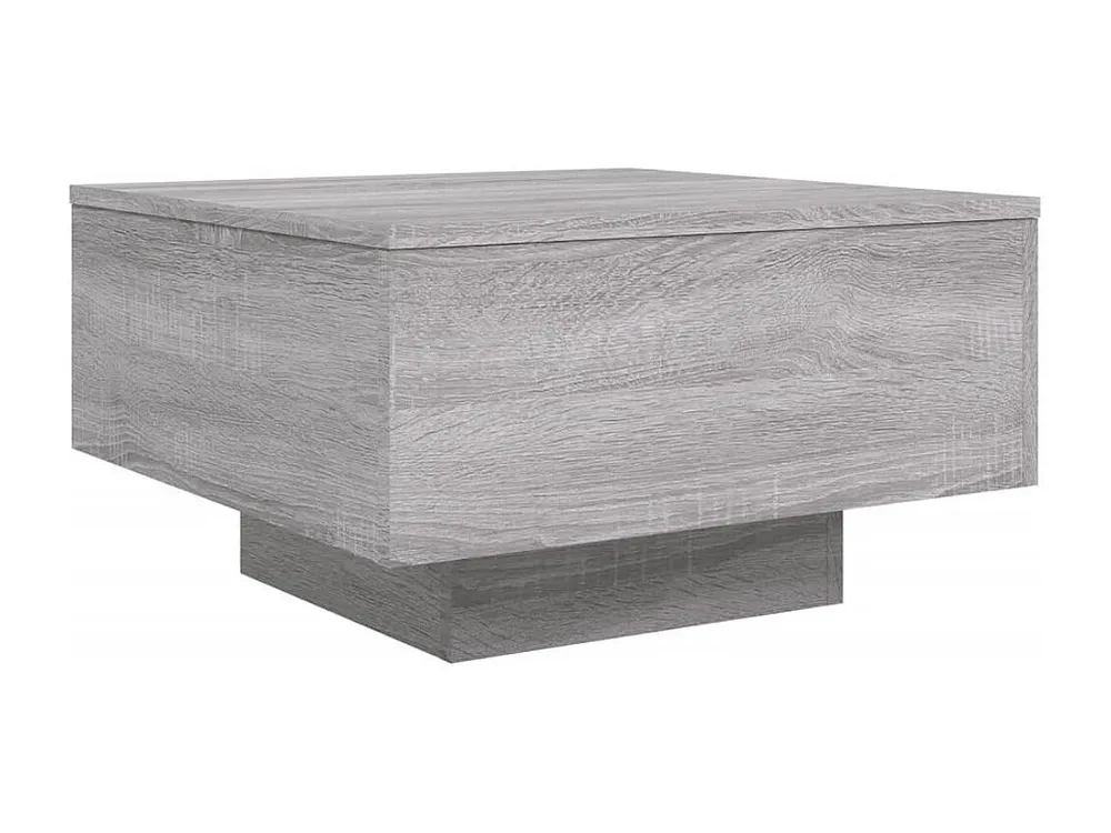 Mesa de centro 55x55x31 cm derivados de madeira cinzento sonoma