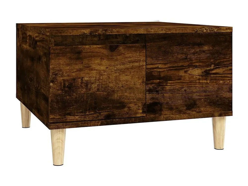 Mesa de centro 55x55x36,5 cm derivados madeira carvalho fumado