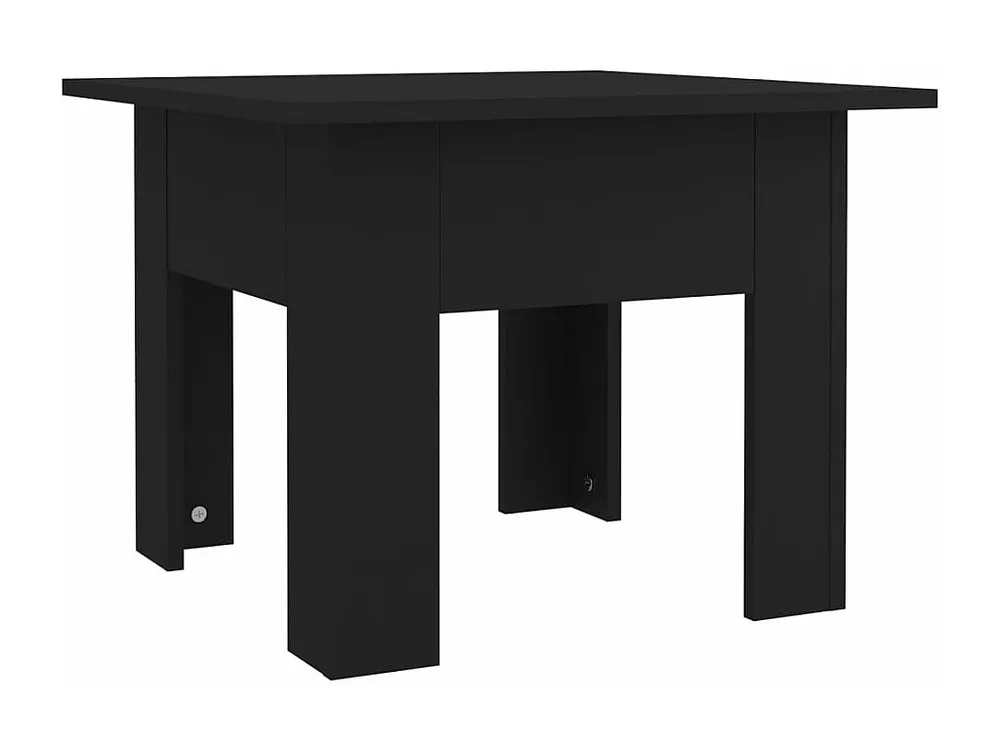 Mesa de centro 55x55x42 cm aglomerado preto