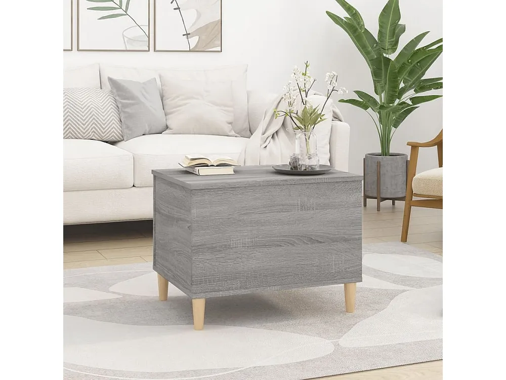 Mesa de centro 60x44,5x45 cm derivados de madeira cinza sonoma