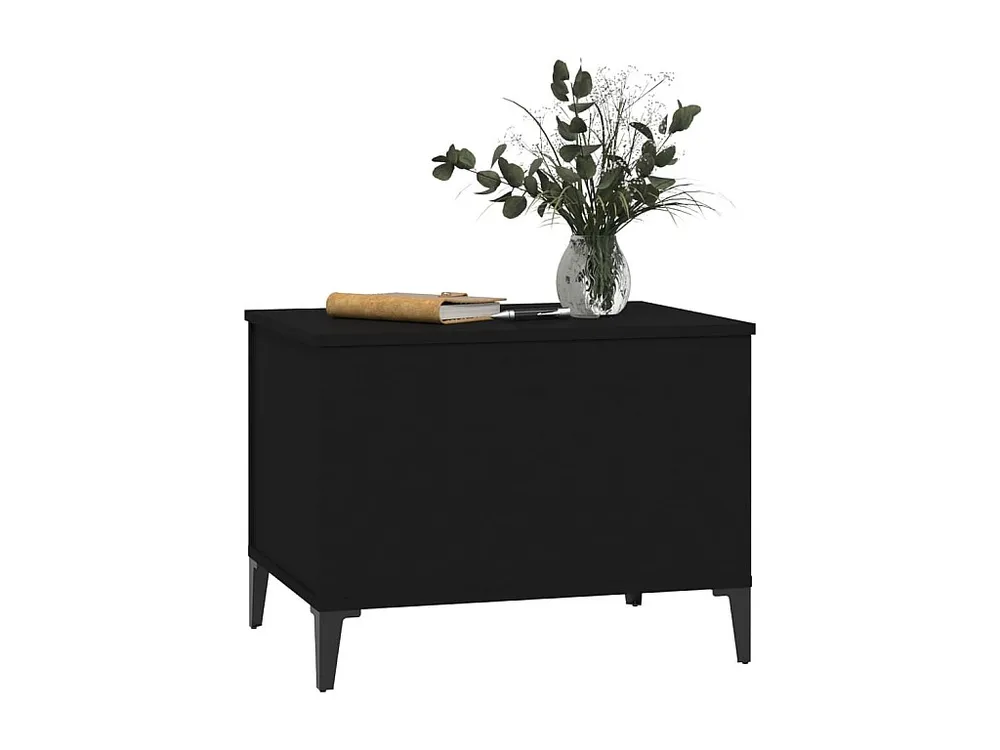 Mesa de centro 60x44,5x45 cm derivados de madeira preto