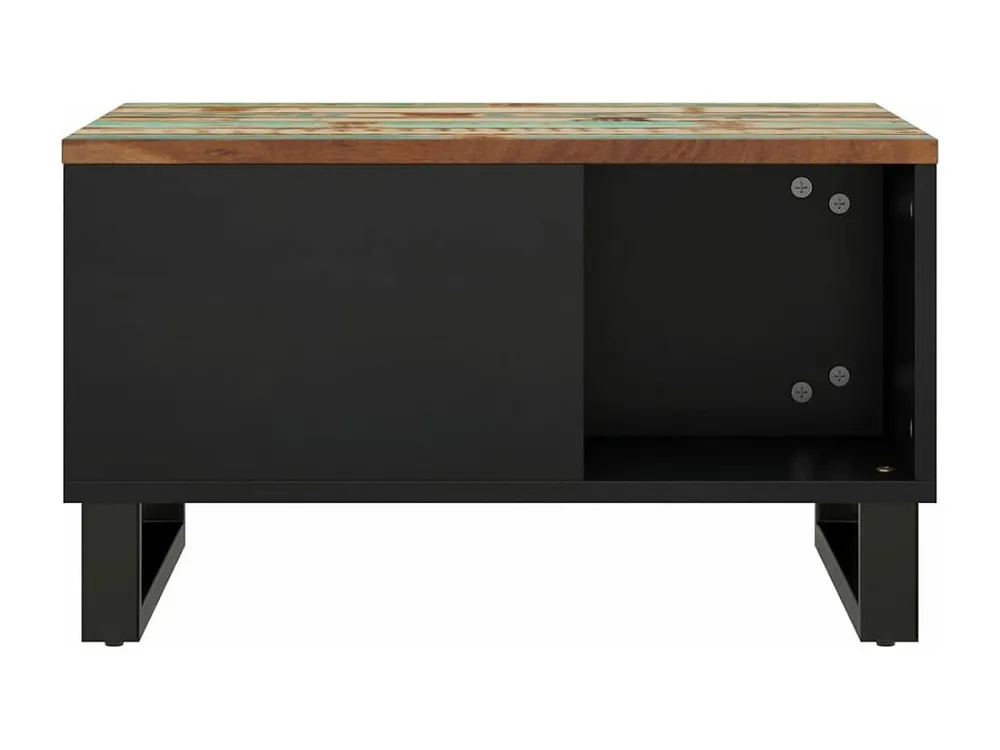 Mesa de centro 60x50x35 cm madeira recuperada maciç