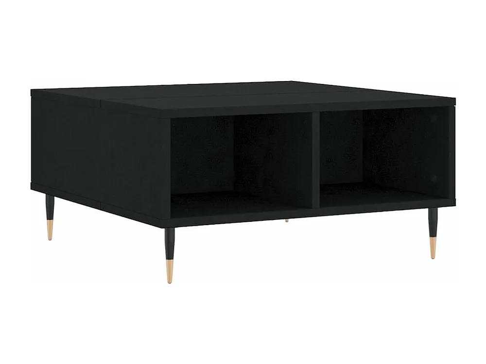 Mesa de centro 60x60x30 cm derivados de madeira preto