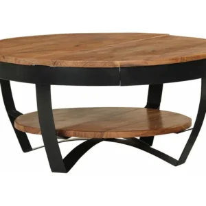 Mesa de centro 65x65x32 cm madeira de acácia maciç