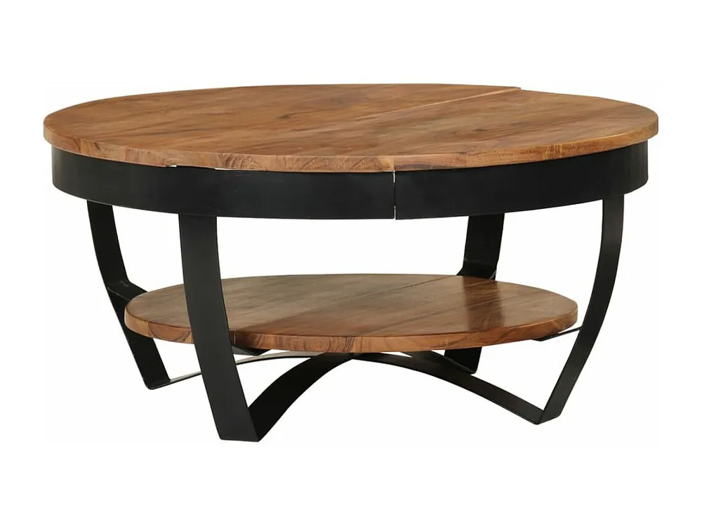 Mesa de centro 65x65x32 cm madeira de acácia maciç