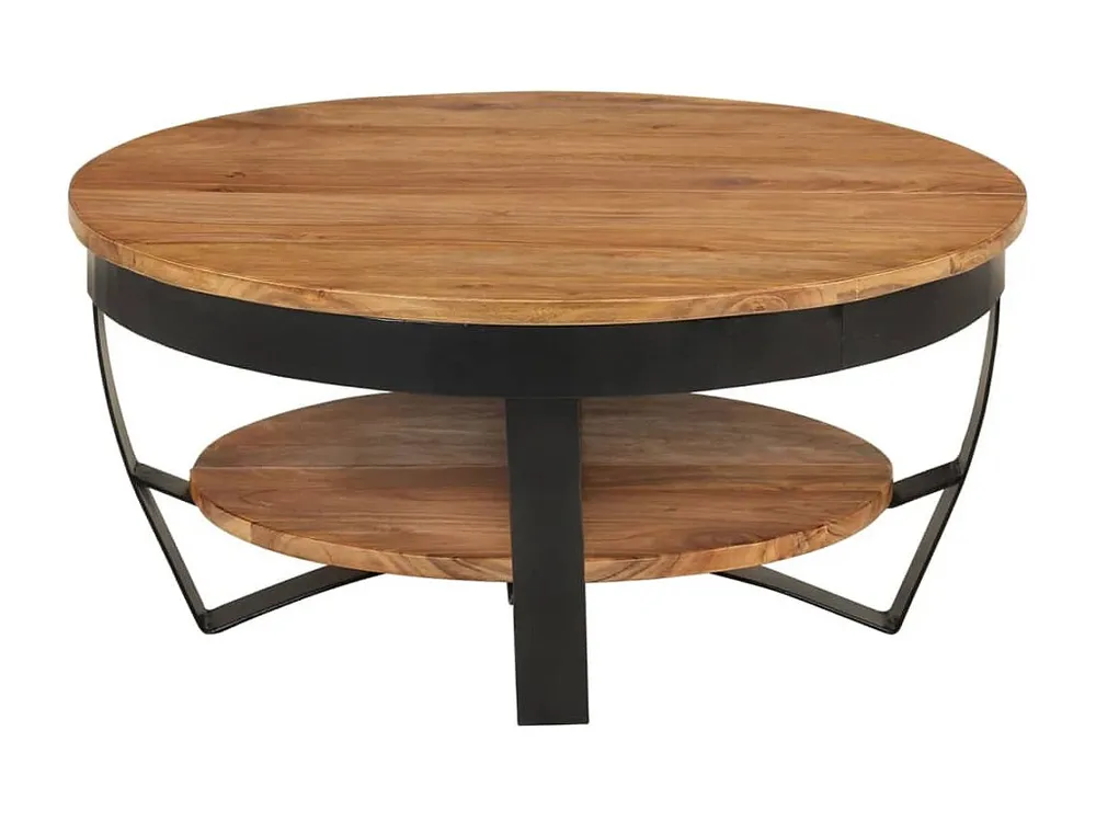 Mesa de centro 65x65x32 cm madeira de acácia maciç