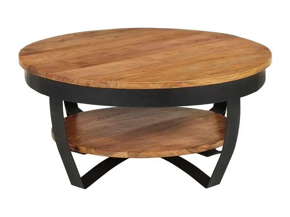Mesa de centro 65x65x32 cm madeira de acácia maciç