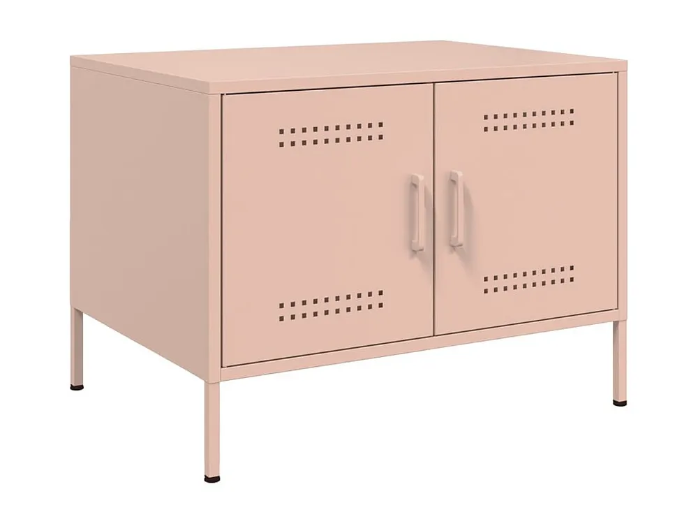 Mesa de centro 68x50x50,5 cm ço laminado helado rosa