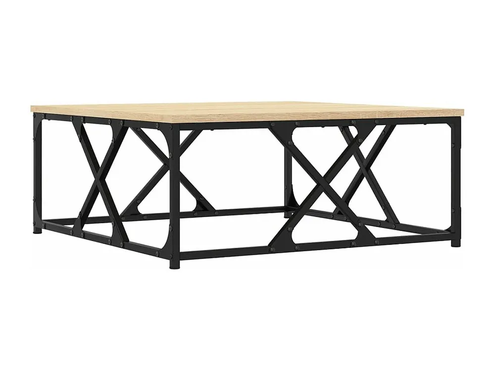 Mesa de centro 70x70x30 cm derivados de madeira carvalho sonoma