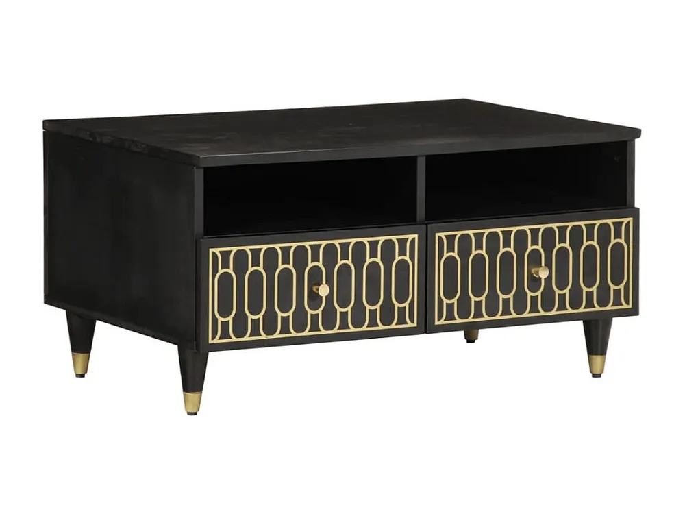 Mesa de centro 80x54x40 cm madeira de mangueira maciç