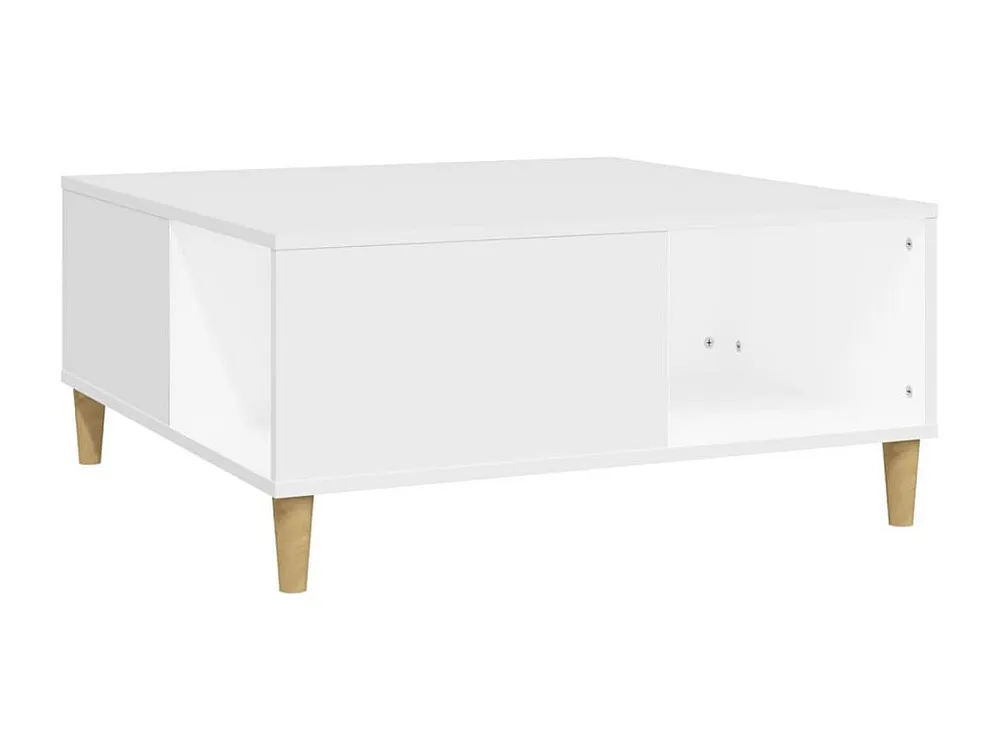 Mesa de centro 80x80x36,5 cm derivados de madeira branco