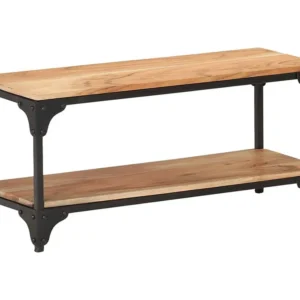 Mesa de centro 90x30x40 cm madeira de acácia maciç