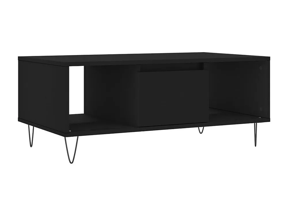 Mesa de centro 90x50x36,5 cm derivados de madeira preto