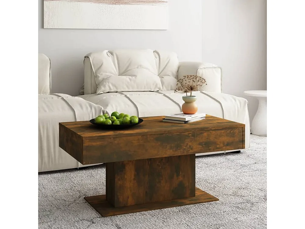 Mesa de centro 96x50x45 cm derivados de madeira carvalho fumado