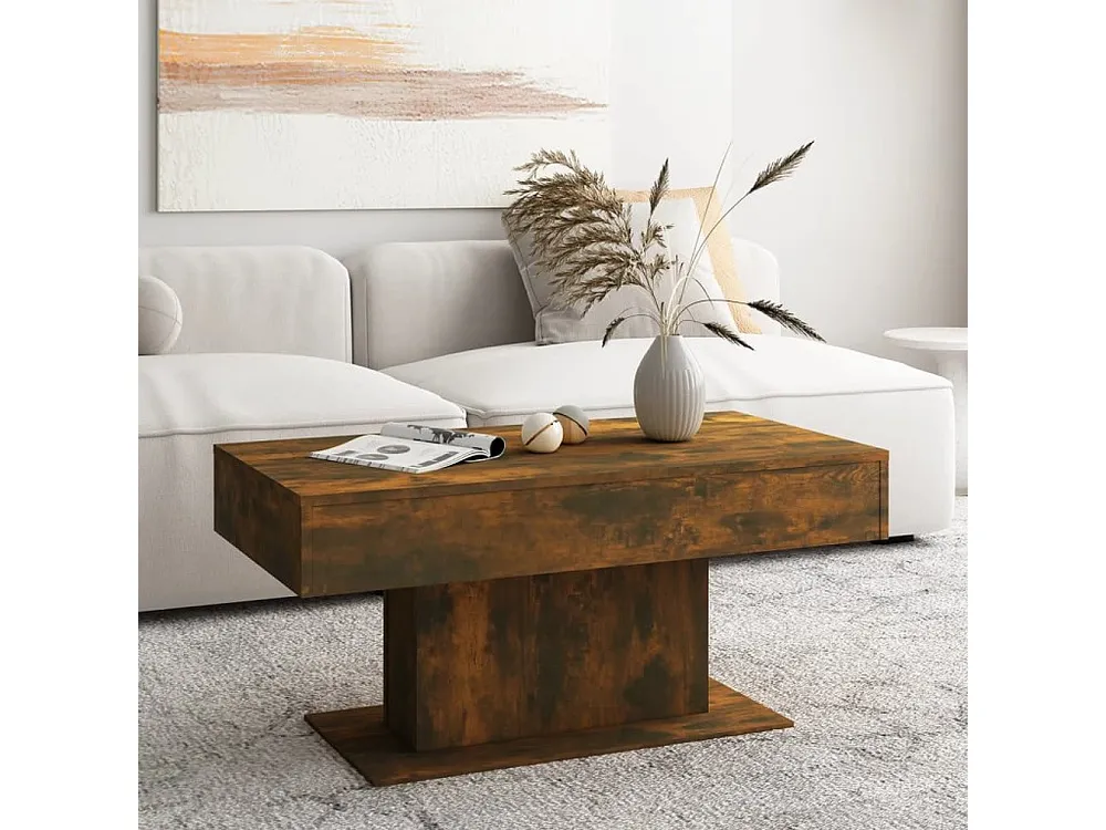 Mesa de centro 96x50x45 cm derivados de madeira carvalho fumado