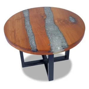 Mesa de centro em resina de teca 60 cm