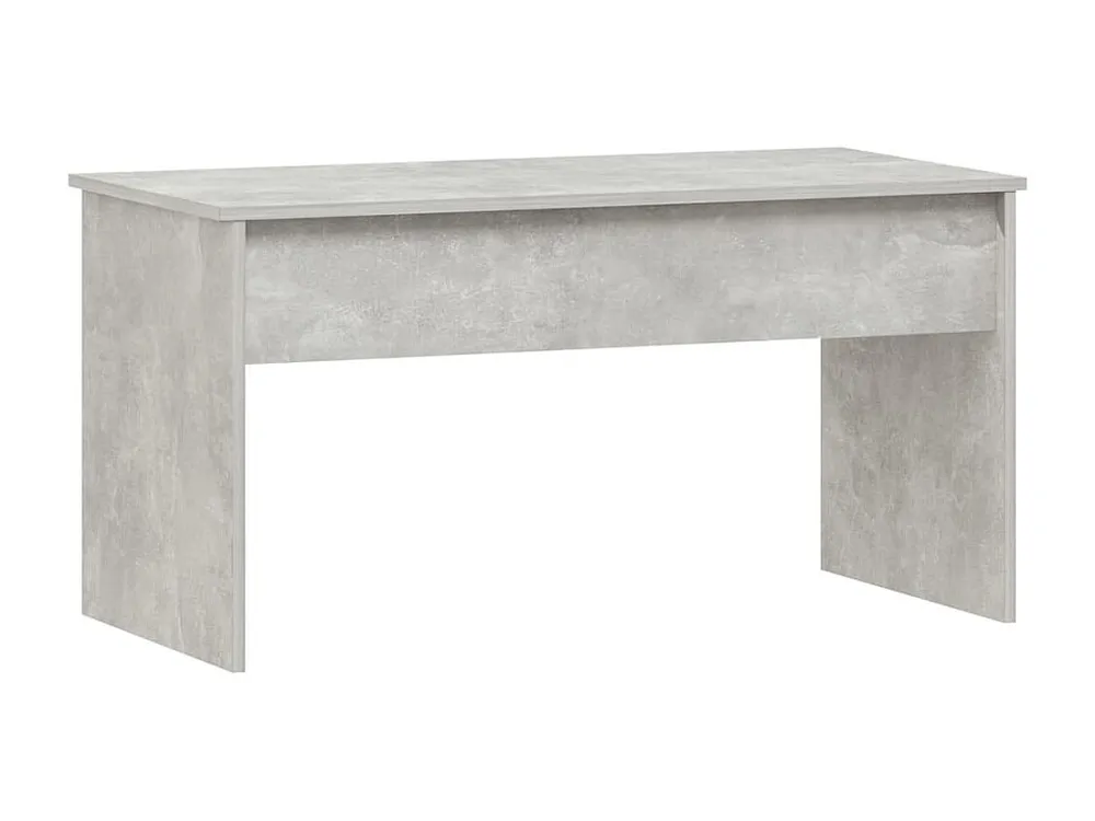 Mesa de centro102x50,5x52,5cm madeira processada cinza cimento