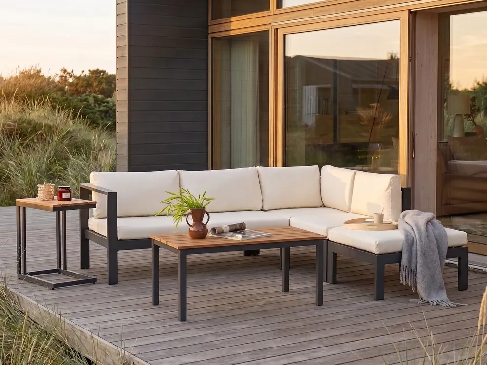 Outdoor Cushion Cover Set Cor creme MESSINA