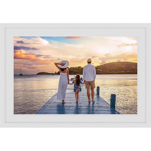 Moldura Eletrônico Thomson Smart Photo Frame F10W 10" HD Wi-Fi 32GB - Branco