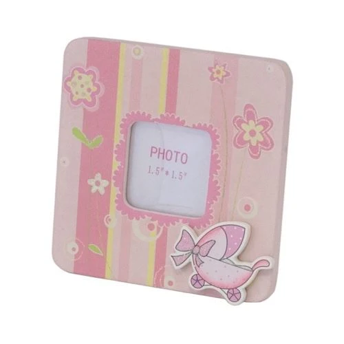 Moldura em Madeira Magnética 1 Foto Concord MF8416 - Rosa