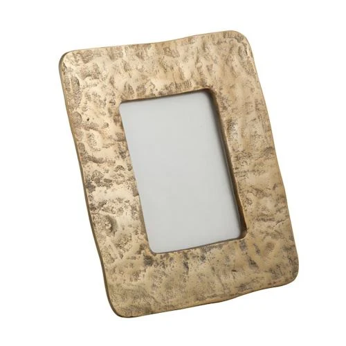 Moldura em Metálico Pons 41862 - 13x18 - Dourada com Textura