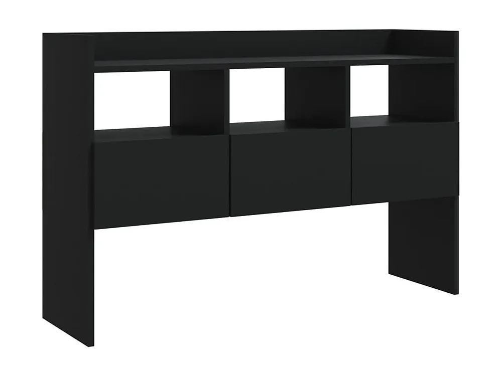 Ergonômico de Alta Qualidade Aparador 105x30x70 cm contraplacado preto