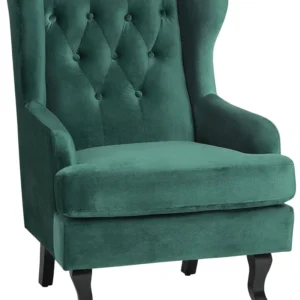 Armchair ALTA Veludo macio Dark Green